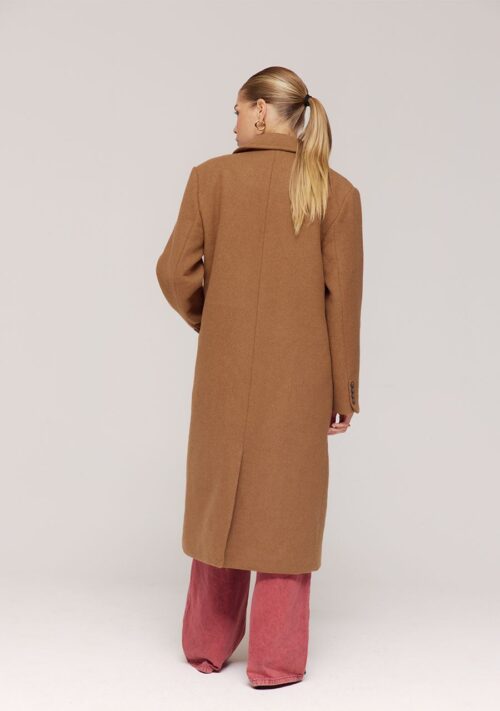 Hazel jacket camel harper and yve