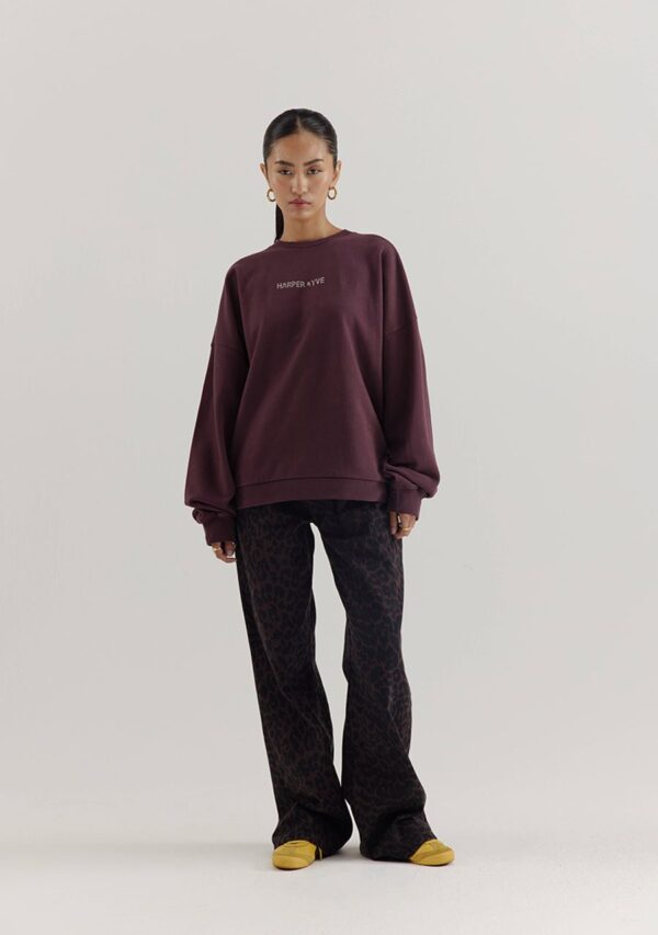 Rhinestone sweater bruin harper and yve