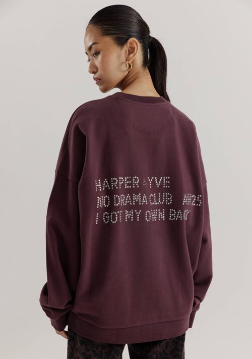 Rhinestone sweater bruin harper and yve