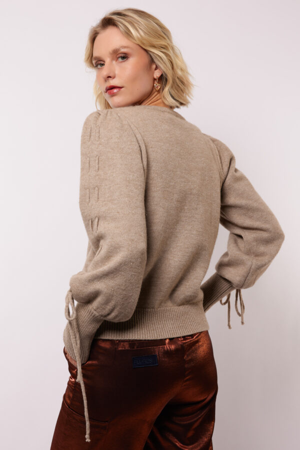 Scottie knit sweater fluresk