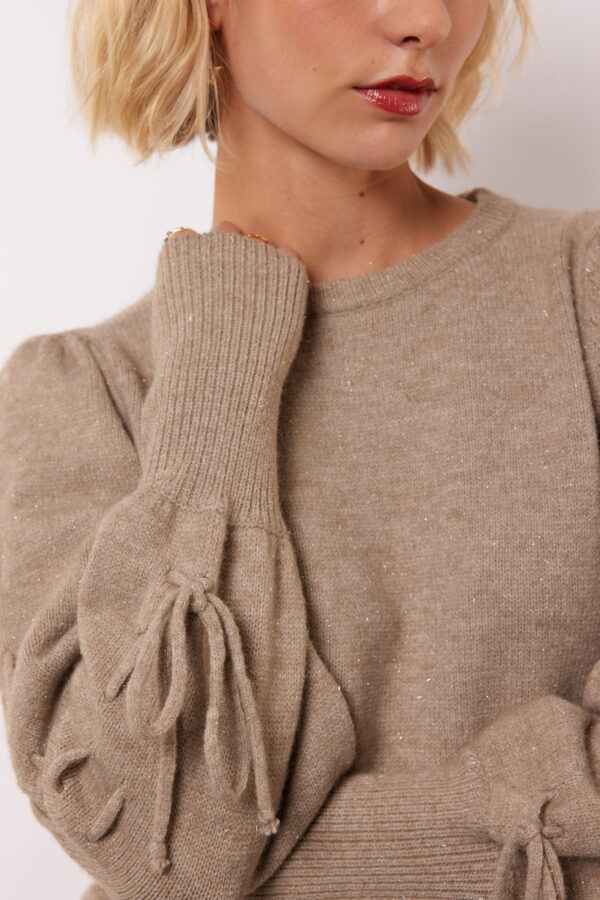 Scottie knit sweater fluresk