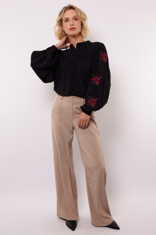 Zaira pants beige taupe fluresk