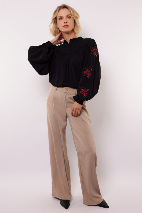 Zaira pants beige taupe fluresk