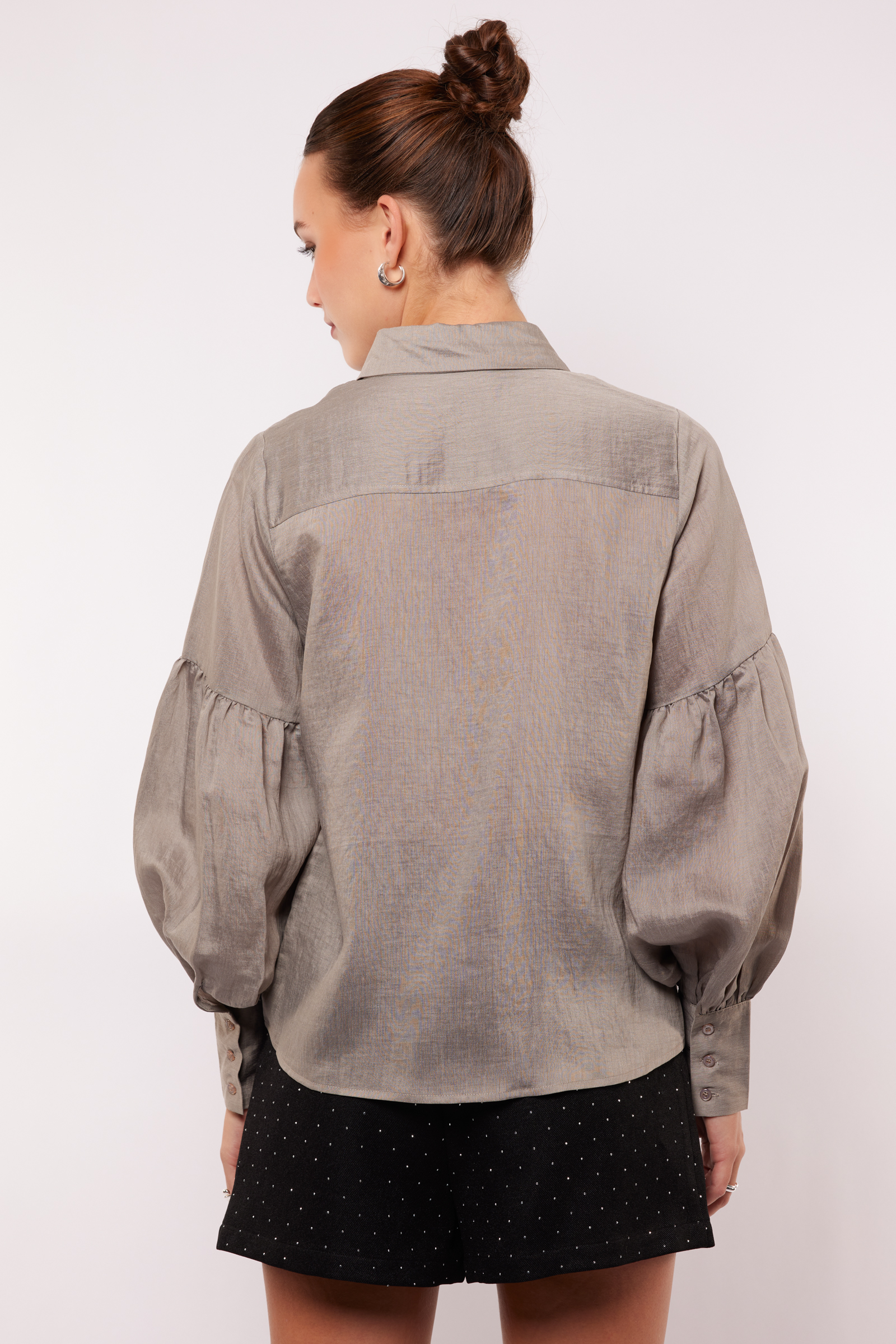 Carlijn blouse zilver fluresk