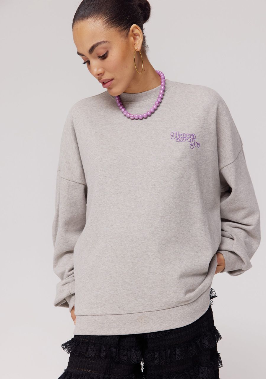 Gimmemore sweater grijs harper and yve