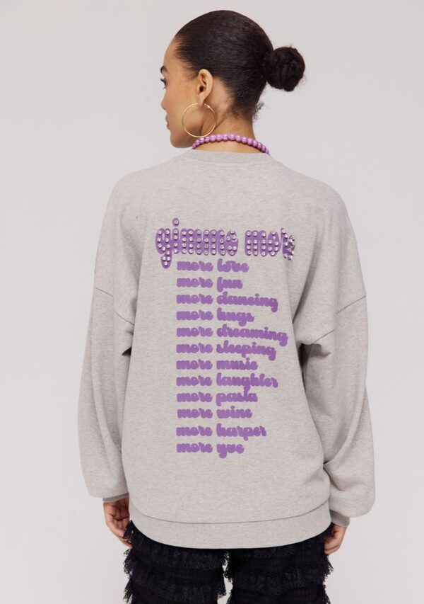 Gimmemore sweater grijs harper and yve