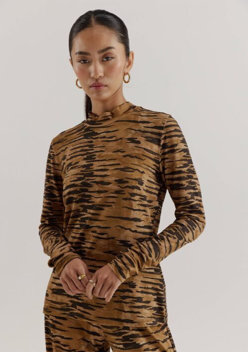 Jane top harper and yve tijgerprint
