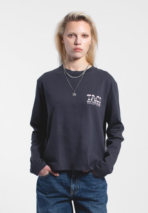 Kath long sleeve top dr. denim