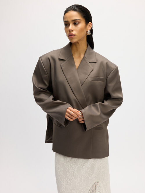 Overlayed blazer Adele refined department