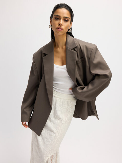 Overlayed blazer Adele refined department