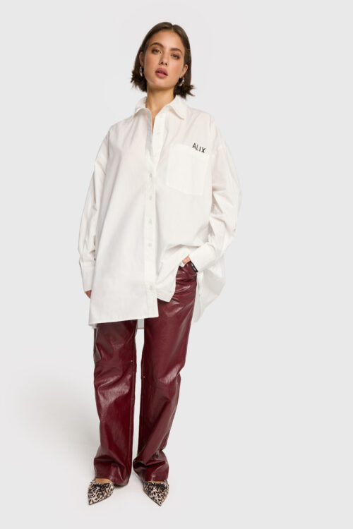 Oversized poplin blouse Alix the label wit