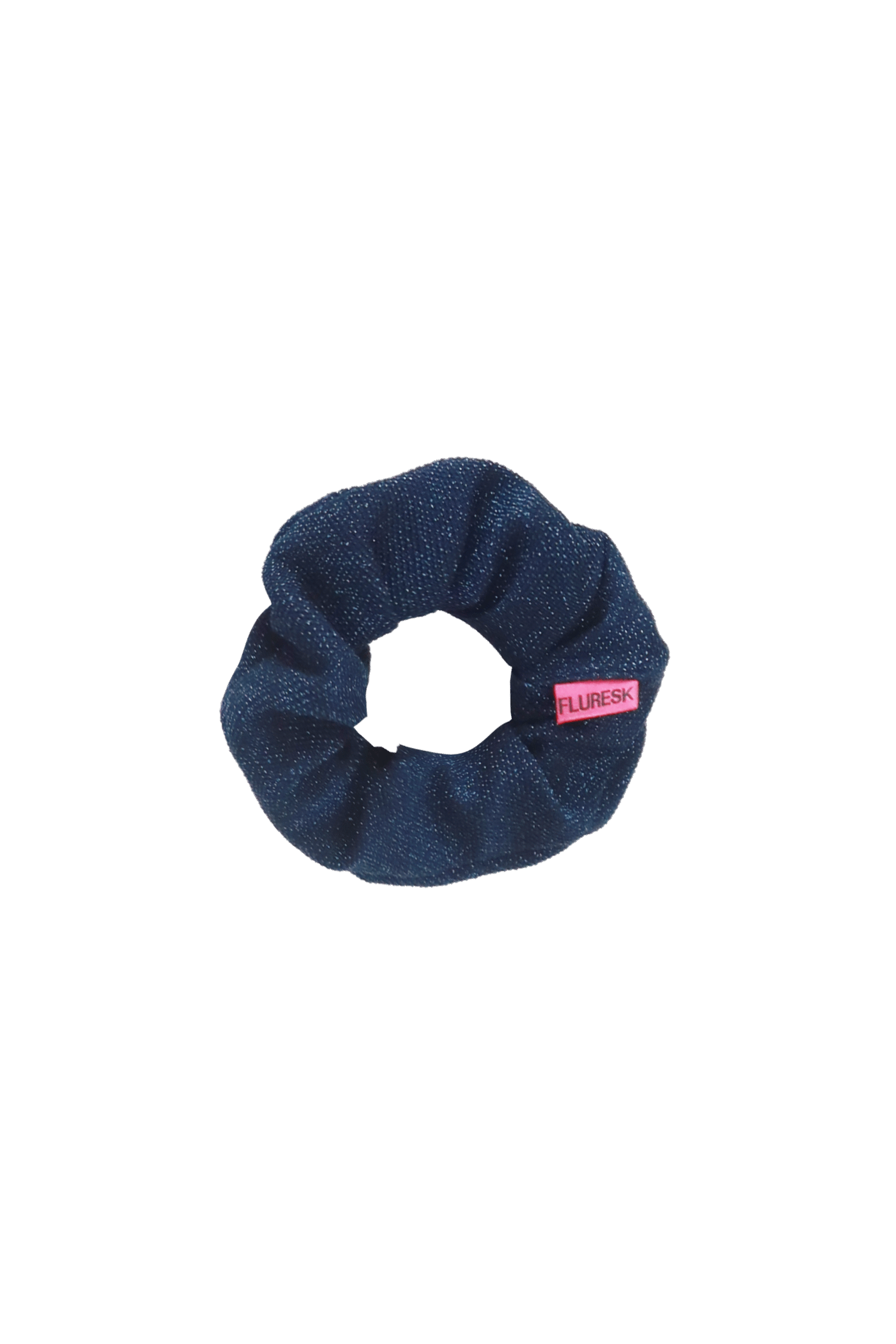 Scrunchie navy fluresk