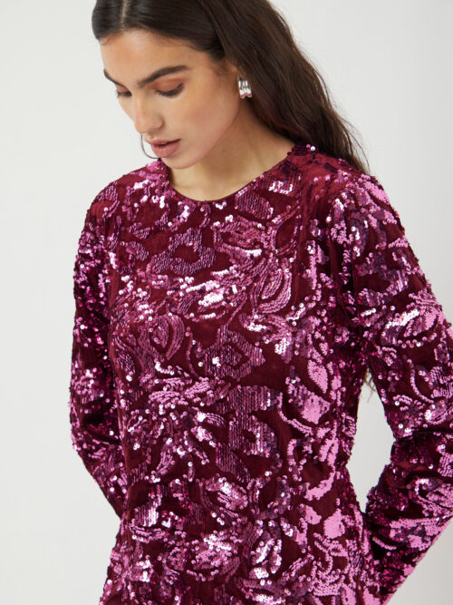 Yasrococo sequin dres