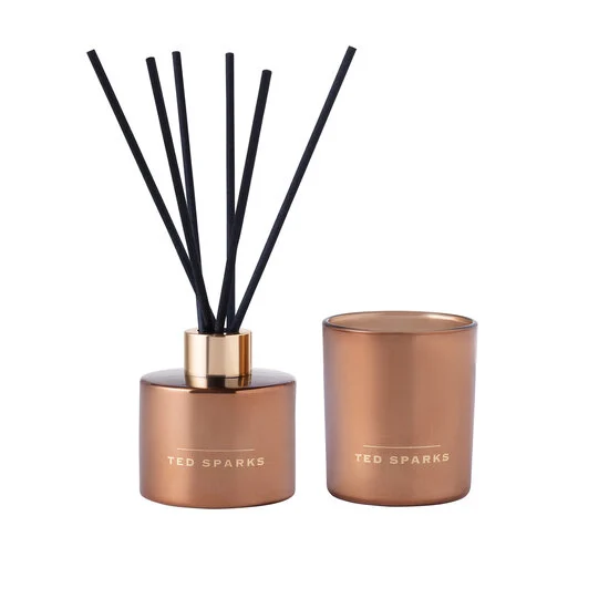 TED SPARKS - Candle & Diffuser Gift Set - Almond & Cinnamon