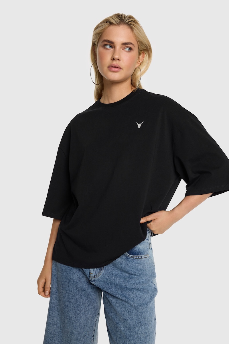 Bull t-shirt zwart alix the label