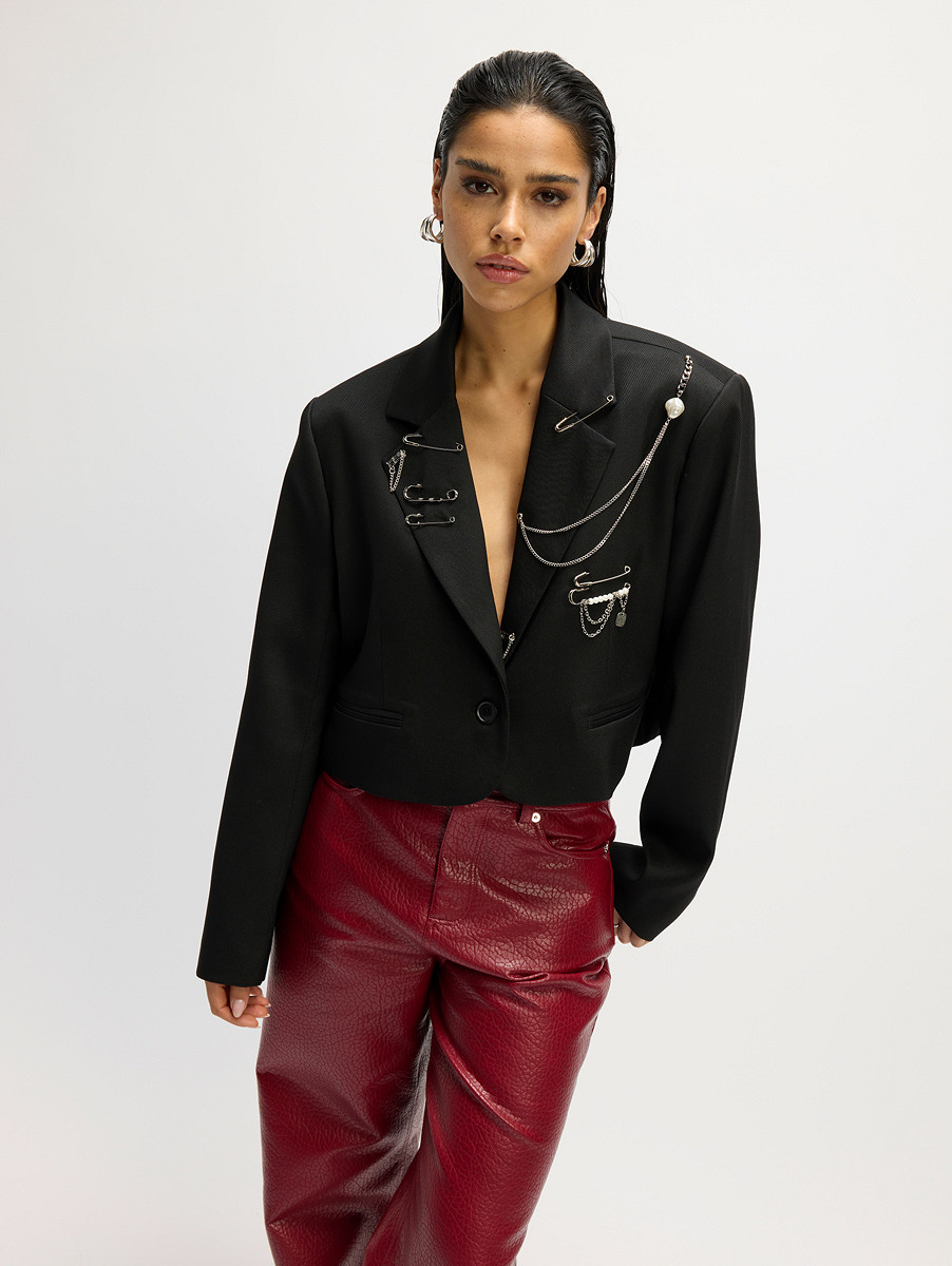 Cropped blazer Niv refined department