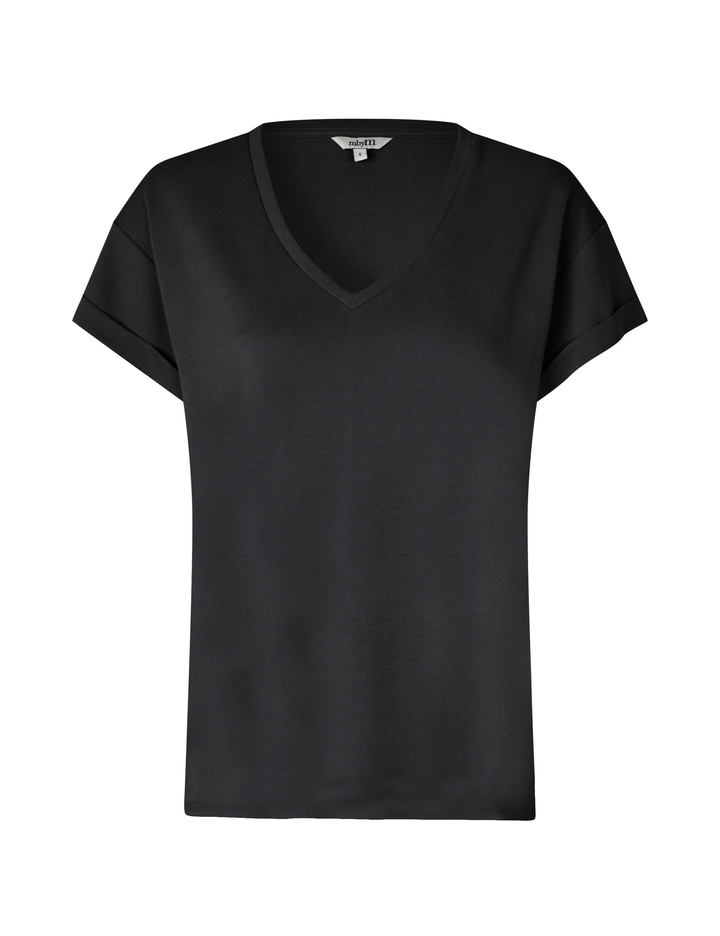 Amana v-hals shirts black mbym