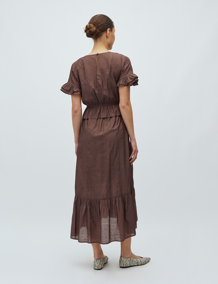 Gunnvor dress mbym chocolate brown