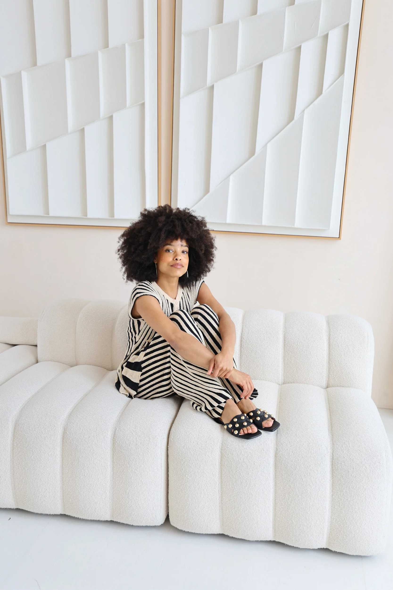 Sabien slippers zwart babouche