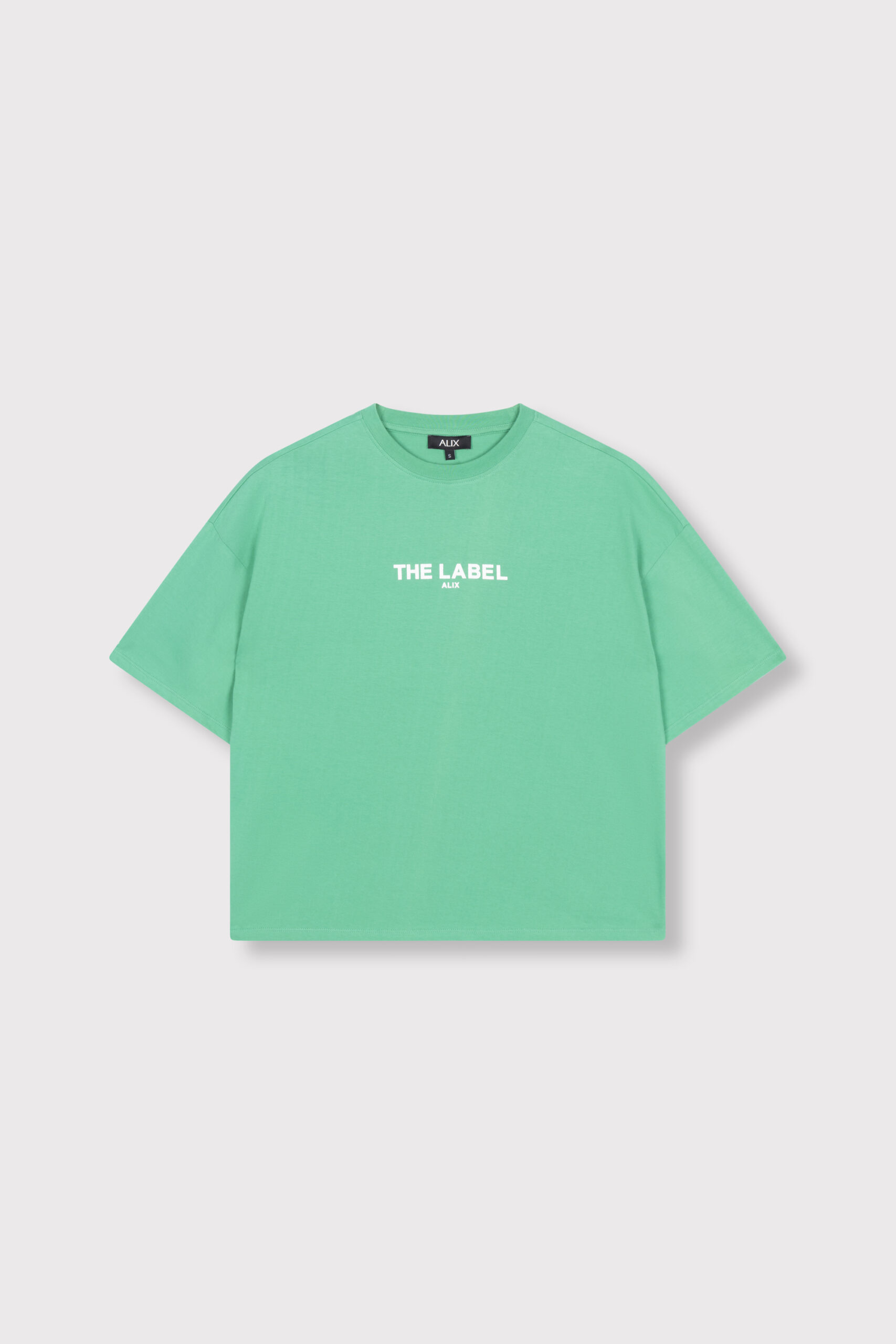 Ladies knitted The label t-shirt