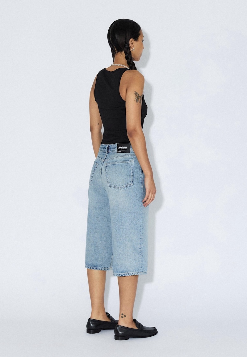 Dace Mid Wide Capri Drift Light Used Dr. Denim