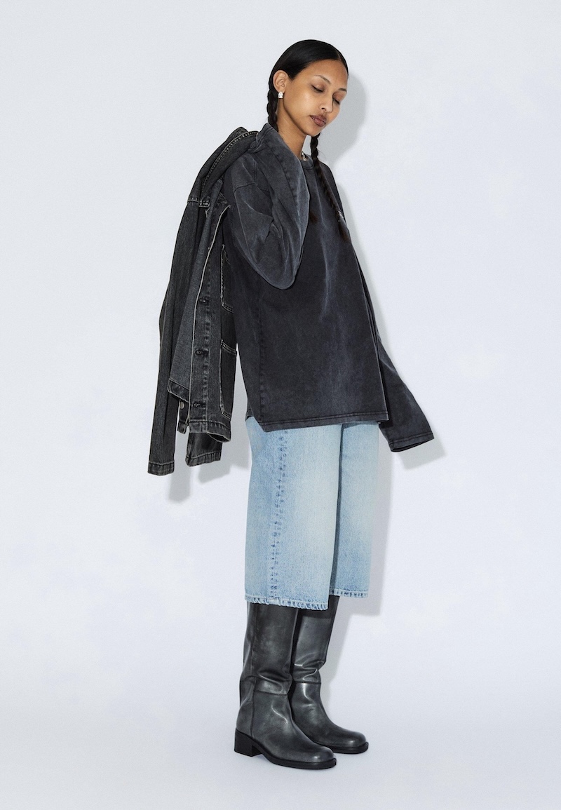 Dace Mid Wide Capri Drift Light Used Dr. Denim