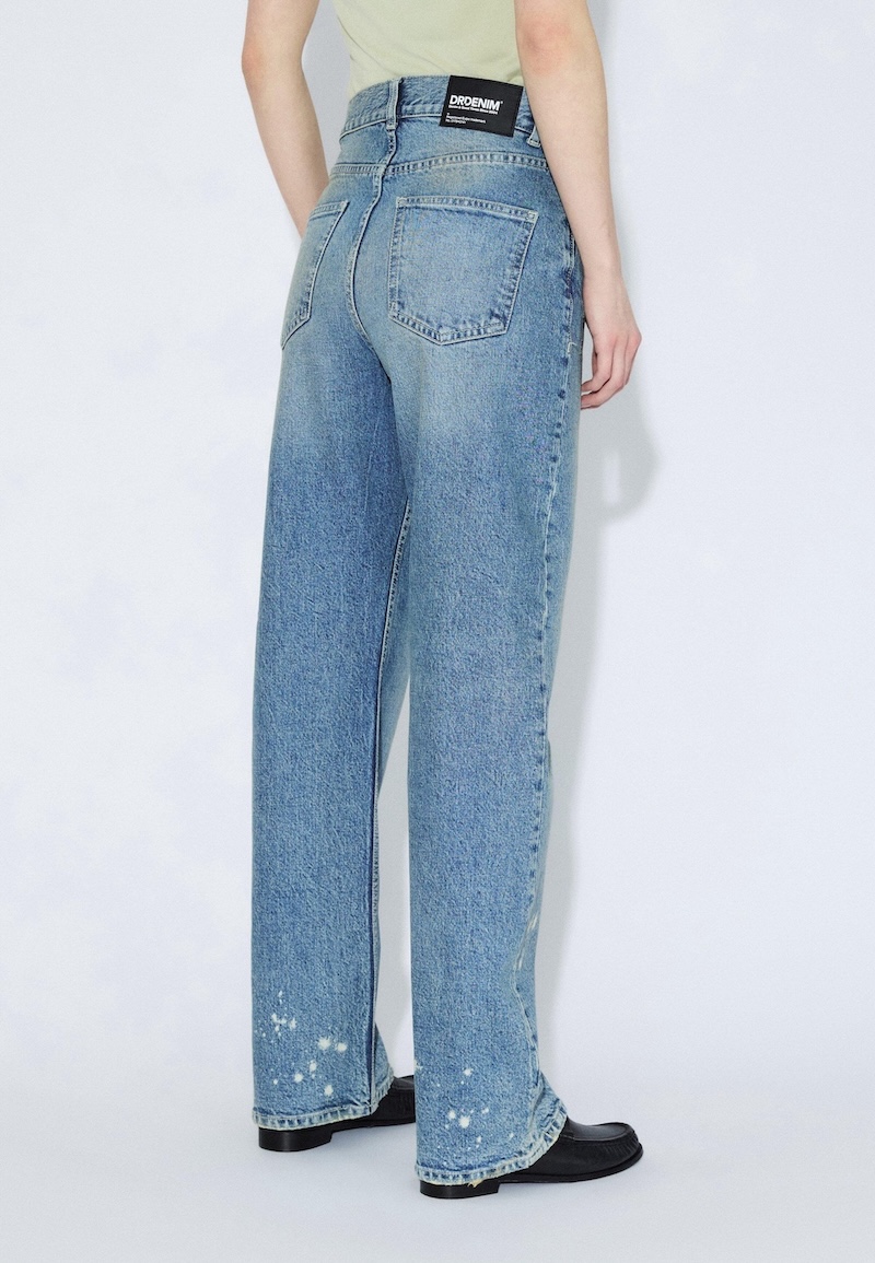 Echo High Straight Bay Sky Dirty Dr. Denim