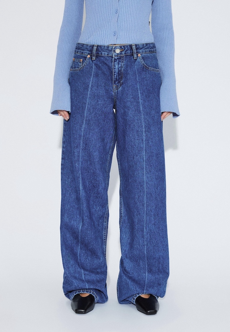 Hill Low Relaxed Haze Mid Retro Crease dr. Denim