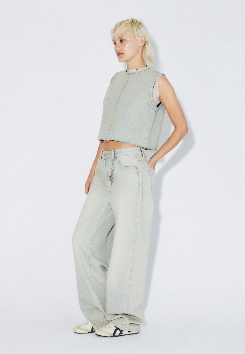 Hill Low Relaxed Stream Light Sand dr. denim