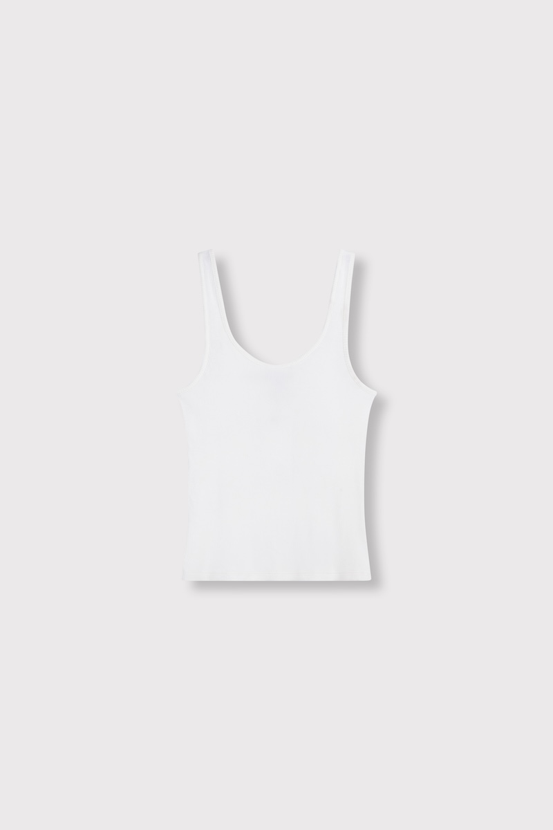 Ladies knitted rib tanktop alix the label