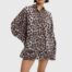 Ladies woven animal blouse alix the label