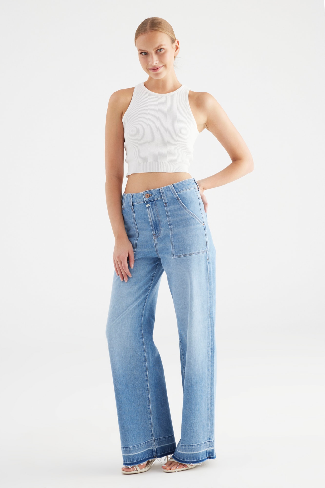 Lulu fancy bottom jeans coj denim