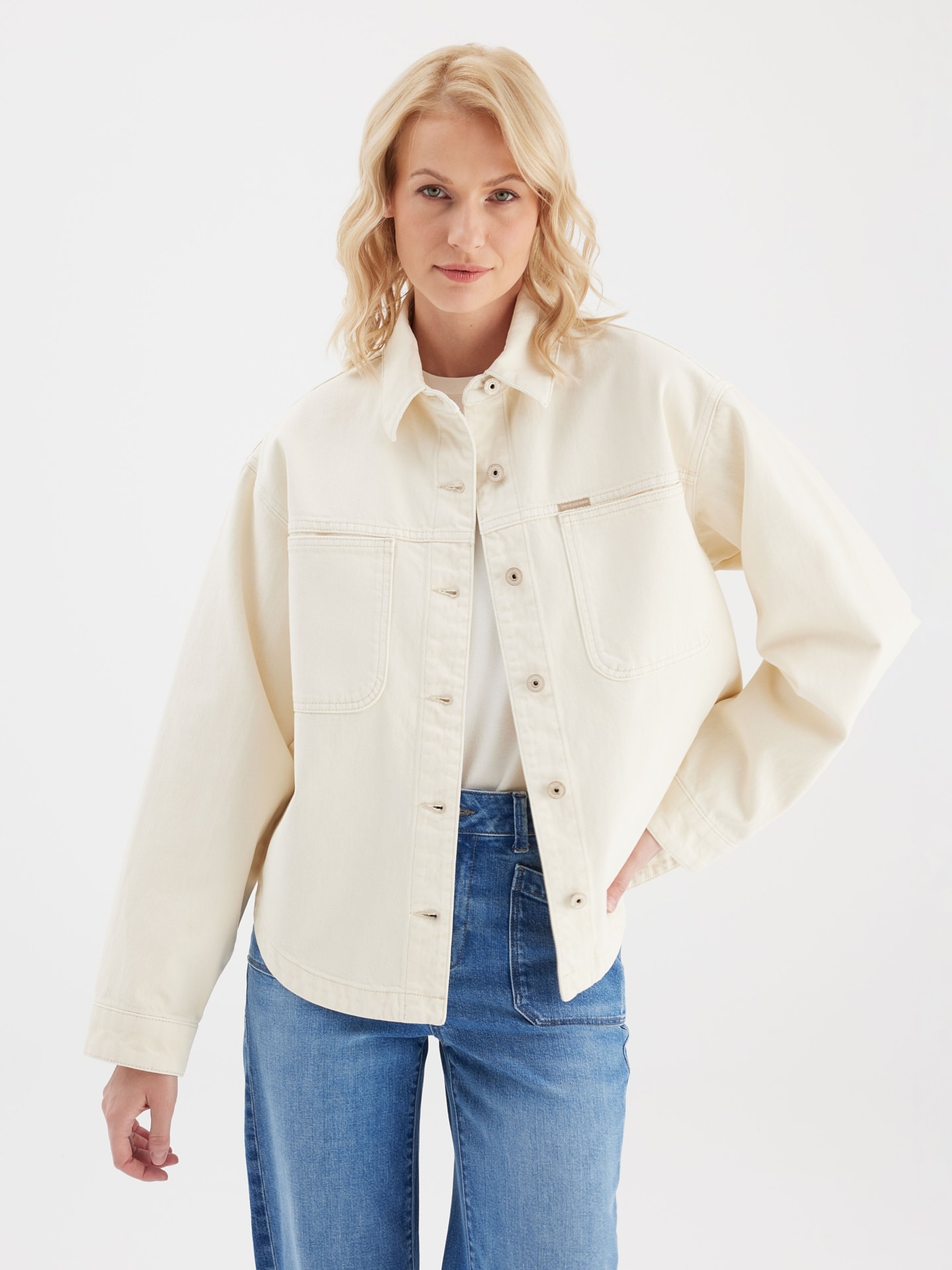 Tamara Ecru Jacket Coj denim