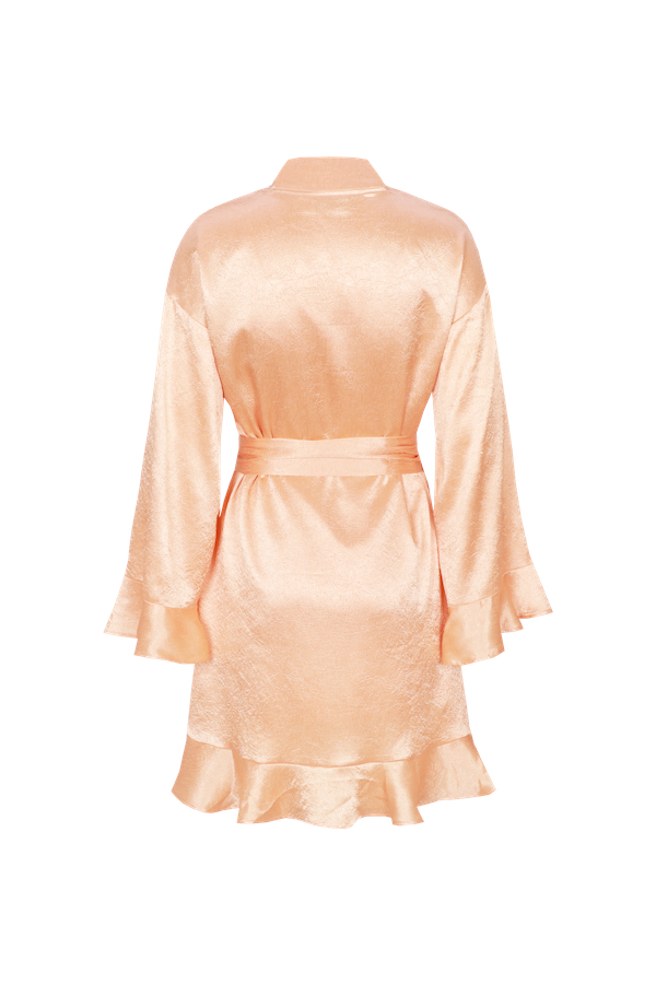 Lisset dress fluresk oranje