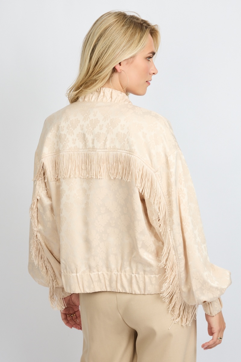 Marena jacket beige fluresk