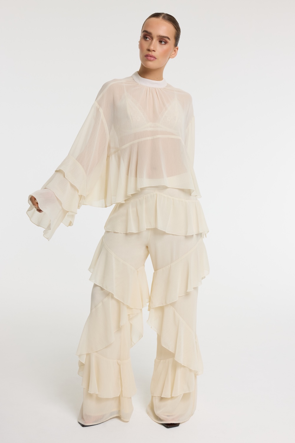 Ruffle pants Aya Refined department