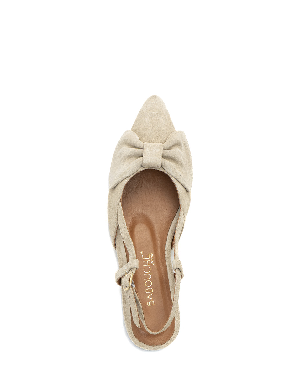Sofie slingbacks beige babouche