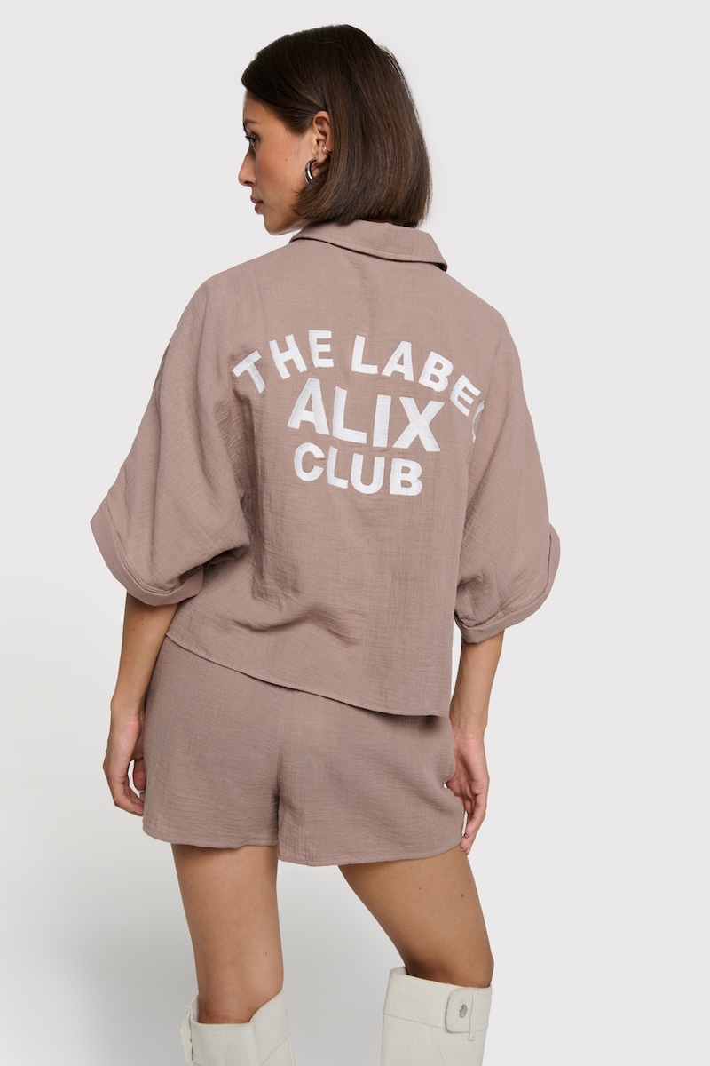 Oversized crinkle blouse ALIX the label