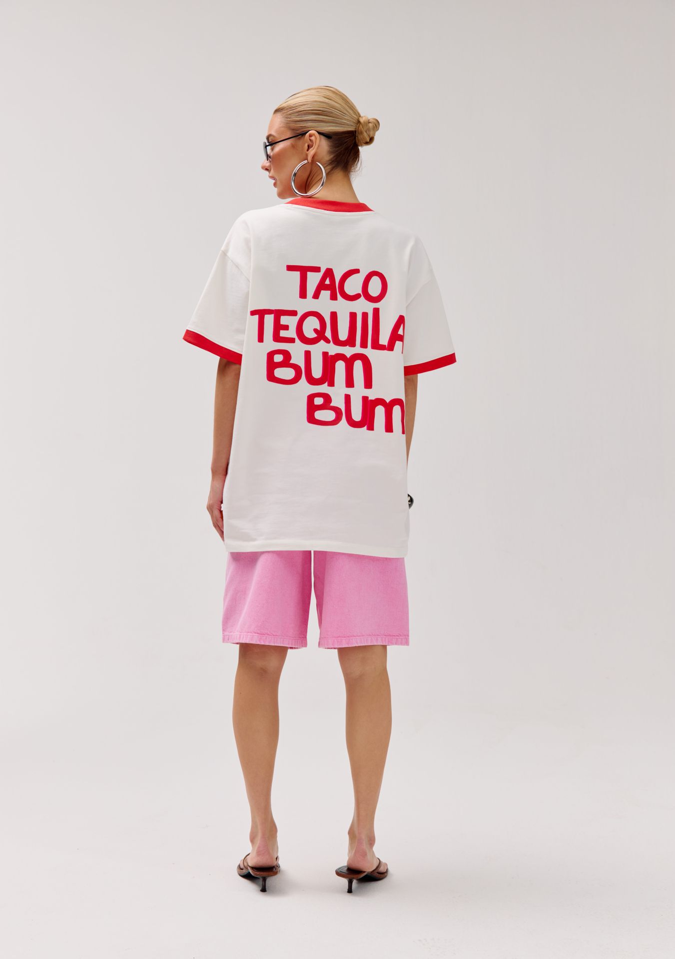 Bum bum t-shirt ecru harper and yve