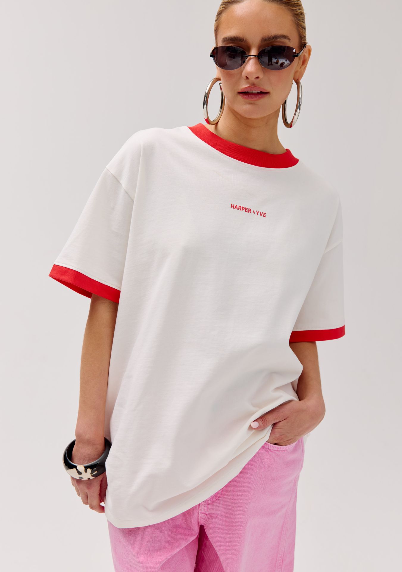 Bum bum t-shirt ecru harper and yve