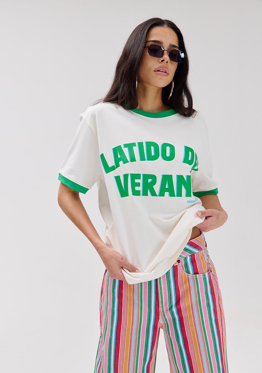 Latido t-shirt ecru harper and yve