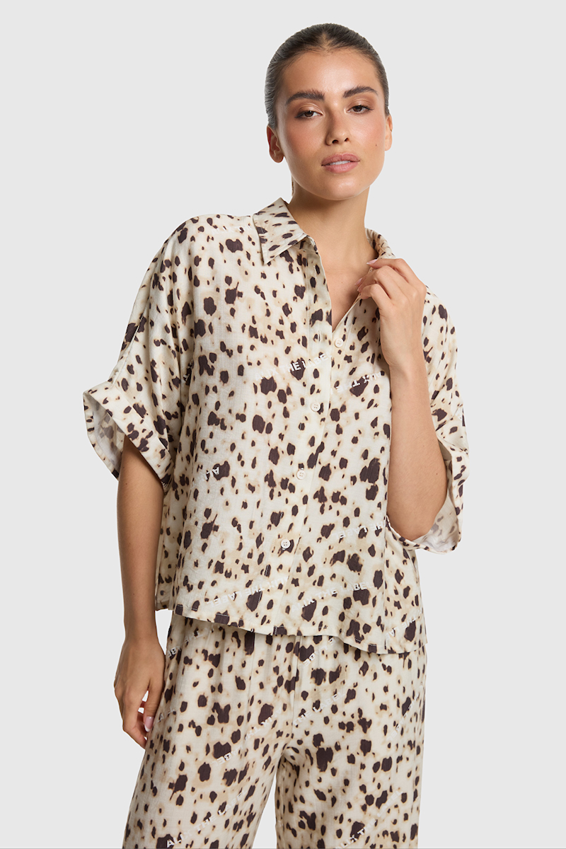 ANIMAL OVERSIZED BLOUSE alix the label