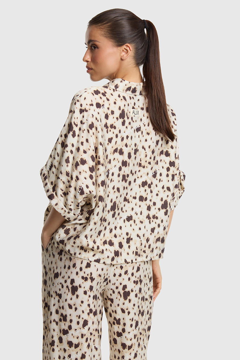 ANIMAL OVERSIZED BLOUSE alix the label