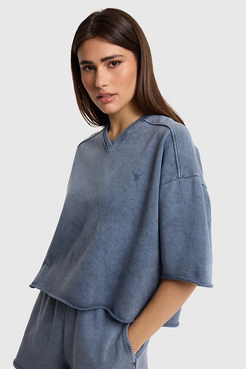 Cut seam sweat t-shirt alix the label