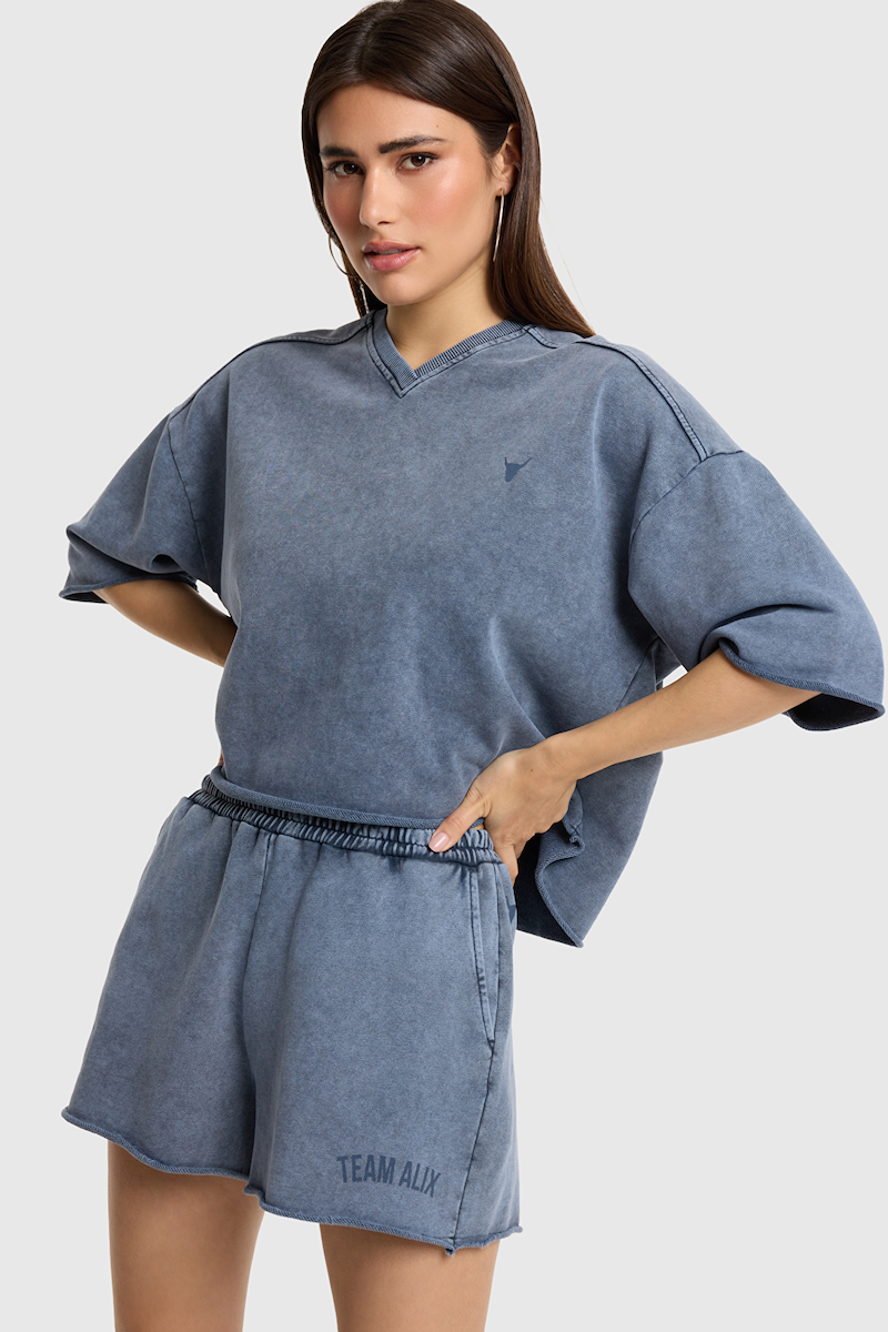 Cut seam sweat t-shirt alix the label
