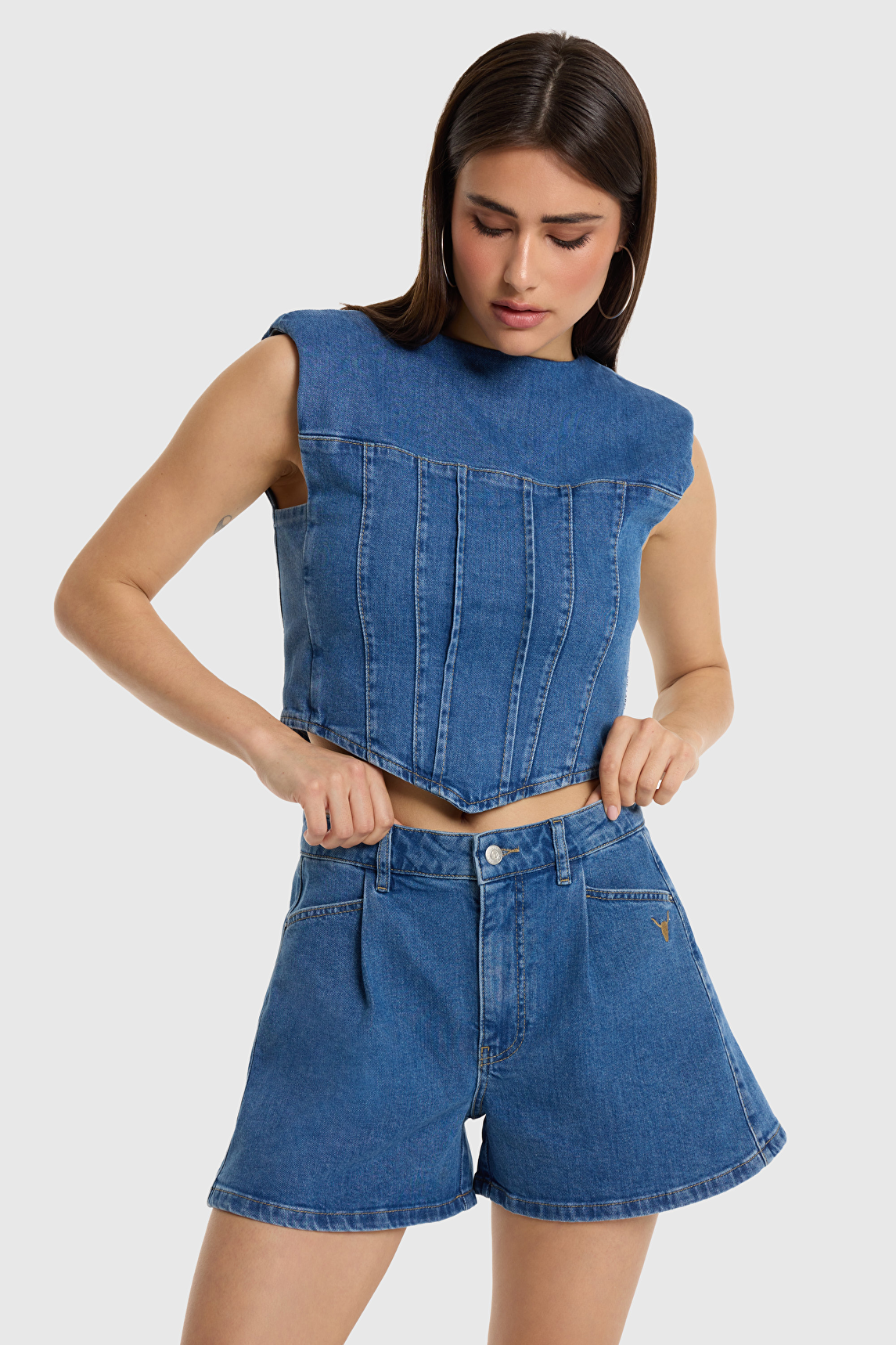 Denim shorts alix the label