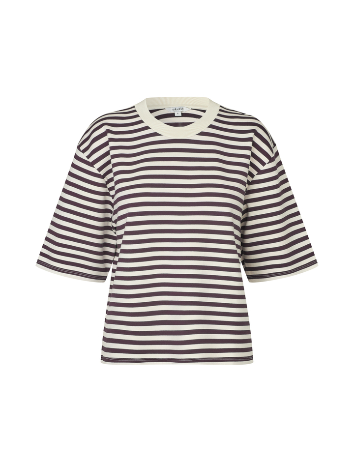 Emrys t-shirt stripe purple sugar stribe