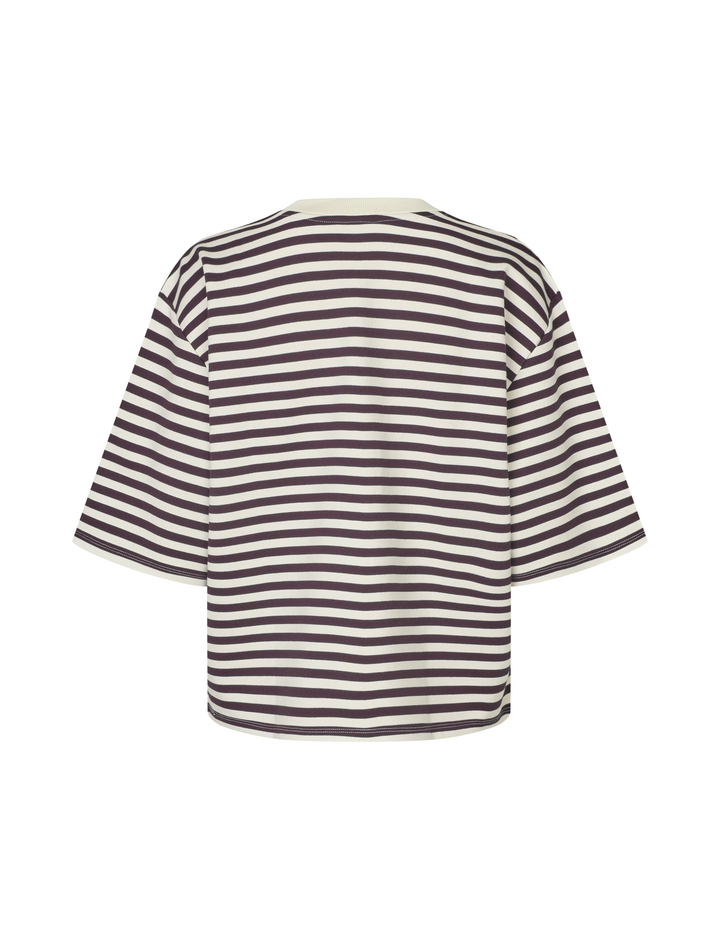 Emrys t-shirt stripe purple sugar stribe