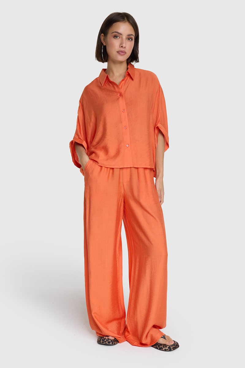 Irregular wide leg pants alix the label