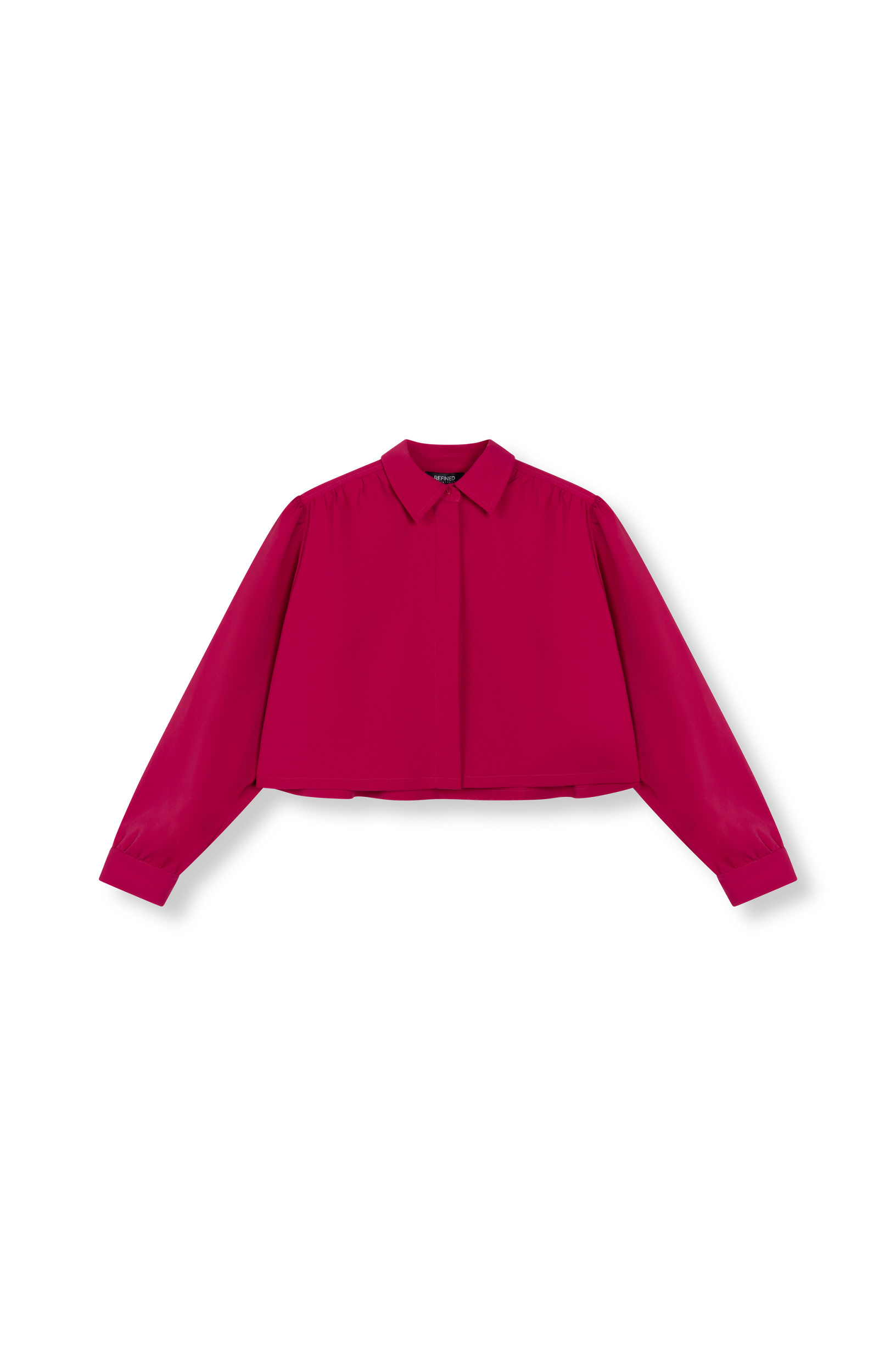Ladies woven cropped blouse Myra